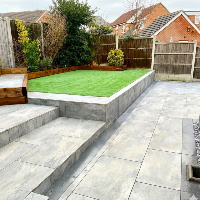 Load image into Gallery viewer, Mercury - Grey Porcelain Paving Tiles - 900 x 600 x 20mm
