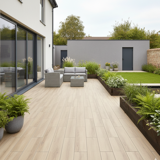 Lake Wood - Brown Porcelain Planks - 1200 x 300 x 20mm