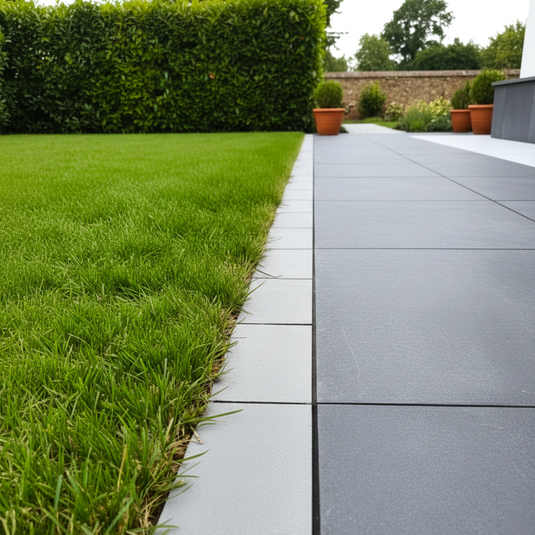 Castle - Grey Porcelain Setts - 200 x 100 x 20mm