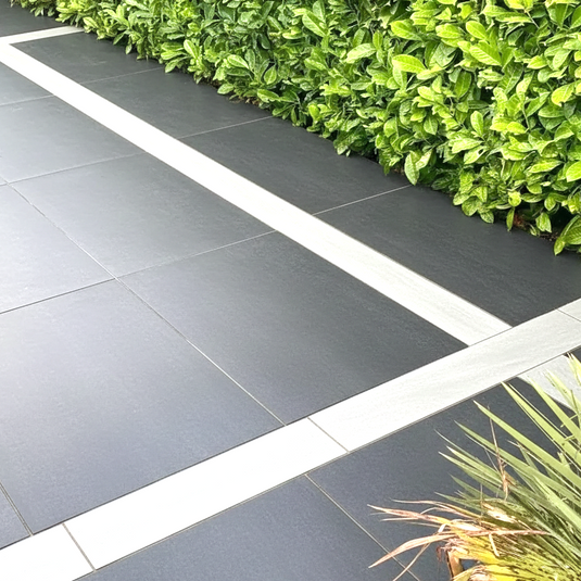 Quartz White - Porcelain Planks - 900 x 200 x 20mm