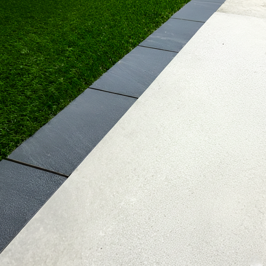 Anthracite - Black Porcelain Setts - 200 x 100 x 20mm