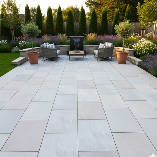 Raj - Green Porcelain Paving Tiles - 900 x 600 x 20mm