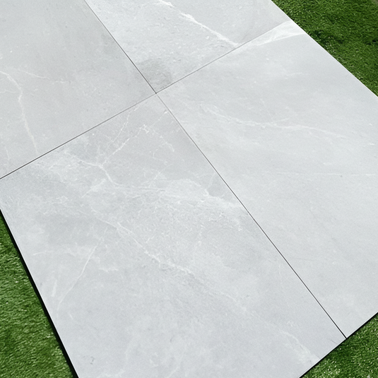 Bahama - White Porcelain Paving Tiles - 900 x 600 x 20mm