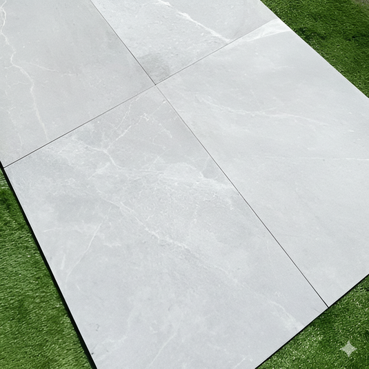 Bahama - White Porcelain Paving Tiles - 900 x 600 x 20mm