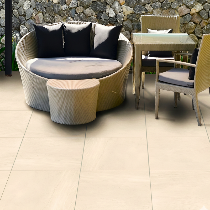 Load image into Gallery viewer, Aruba - Beige Porcelain Paving Tiles - 600 x 600 x 20mm
