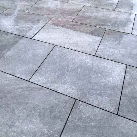 Himalayan - Black Porcelain Paving Tiles - 900 x 600 x 20mm