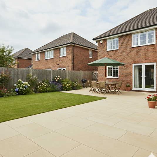 Bahama - Beige Porcelain Paving Tiles - 900 x 600 x 20mm