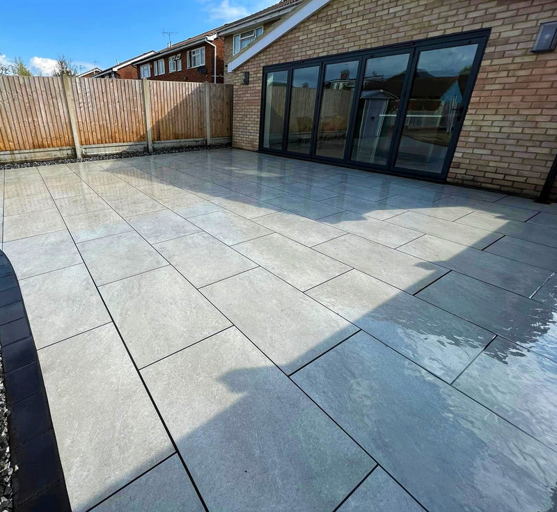 Load image into Gallery viewer, Castle - Grey Porcelain Paving Tiles - 900 x 600 x 20mm
