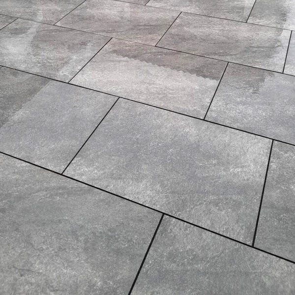 Load image into Gallery viewer, Himalayan - Black Porcelain Paving Tiles - 900 x 600 x 20mm
