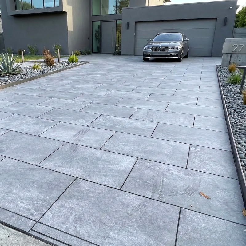 Load image into Gallery viewer, Himalayan - Black Porcelain Paving Tiles - 900 x 600 x 20mm
