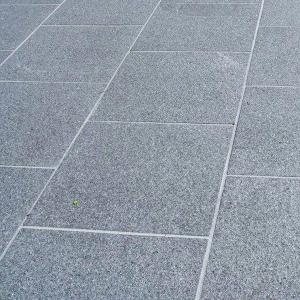 Dark Grey Granite Paving - 600 x 600 x 20mm - Sawn & Flamed