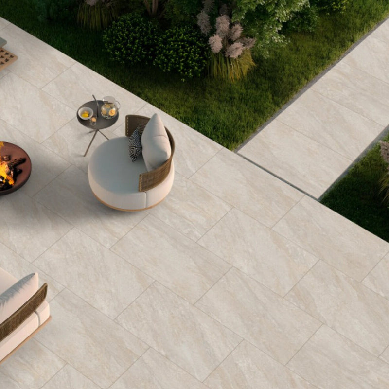 Load image into Gallery viewer, Rasa - Beige Porcelain Paving Tiles - 900 x 600 x 20mm
