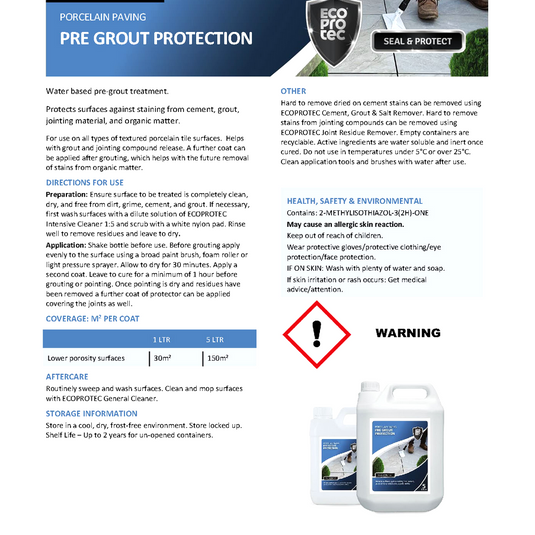 LTP Ecoprotec Pre Grout Protection - 5L
