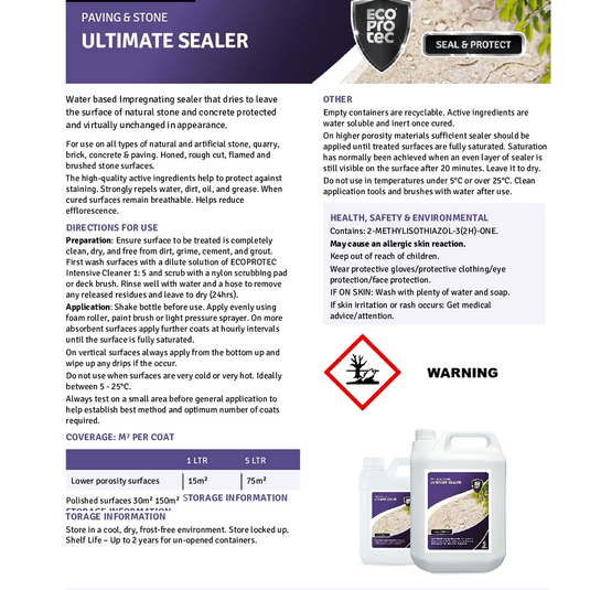 LTP Ecoprotec Ultimate Sealer - 5L