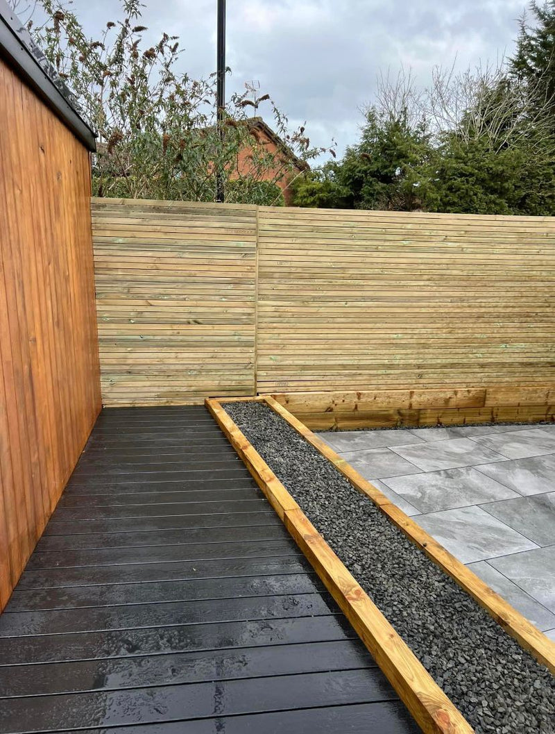 Load image into Gallery viewer, Soho Charcoal - Black Composite Decking - Decking Board - 3600 x 146 x 25 mm
