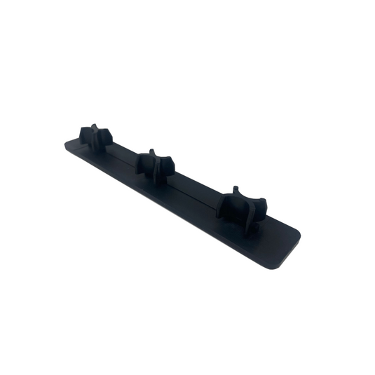 Soho Charcoal - Black Composite Decking - End Cap - 147 x 24 x 17 mm