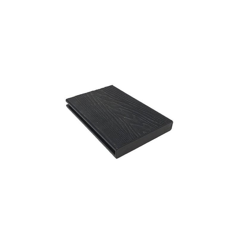 Load image into Gallery viewer, Soho Charcoal - Black Composite Decking - End Cap - 147 x 24 x 17 mm

