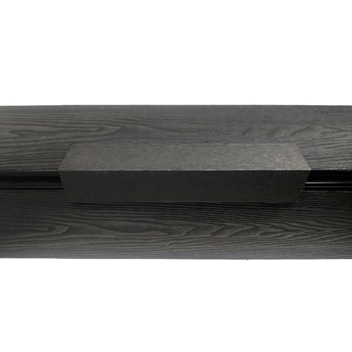 Soho Charcoal - Black Composite Decking - Edging Trim - 3600 x 50 x 50 ...