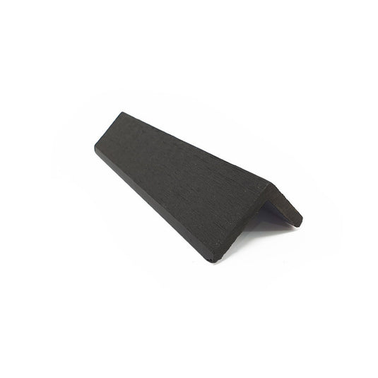 Soho Charcoal - Black Composite Decking - Edging Trim - 3600 x 50 x 50 mm