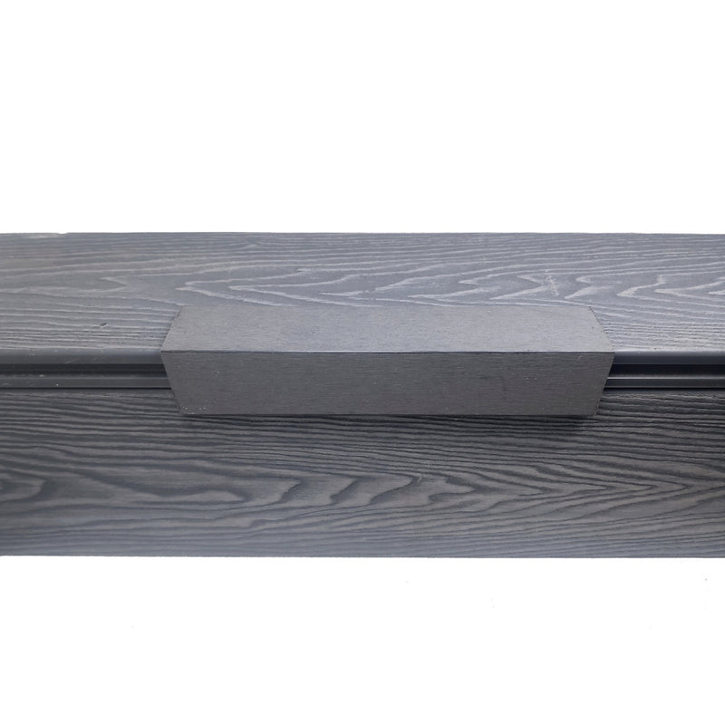 Load image into Gallery viewer, Soho Slate - Grey Composite Decking - Edging Trim - 3600 x 50 x 50 mm
