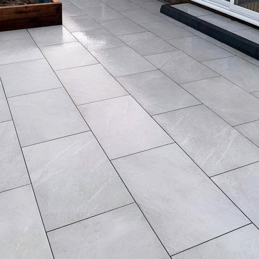 Universal - Grey Porcelain Paving Tiles - 900 x 600 x 20mm