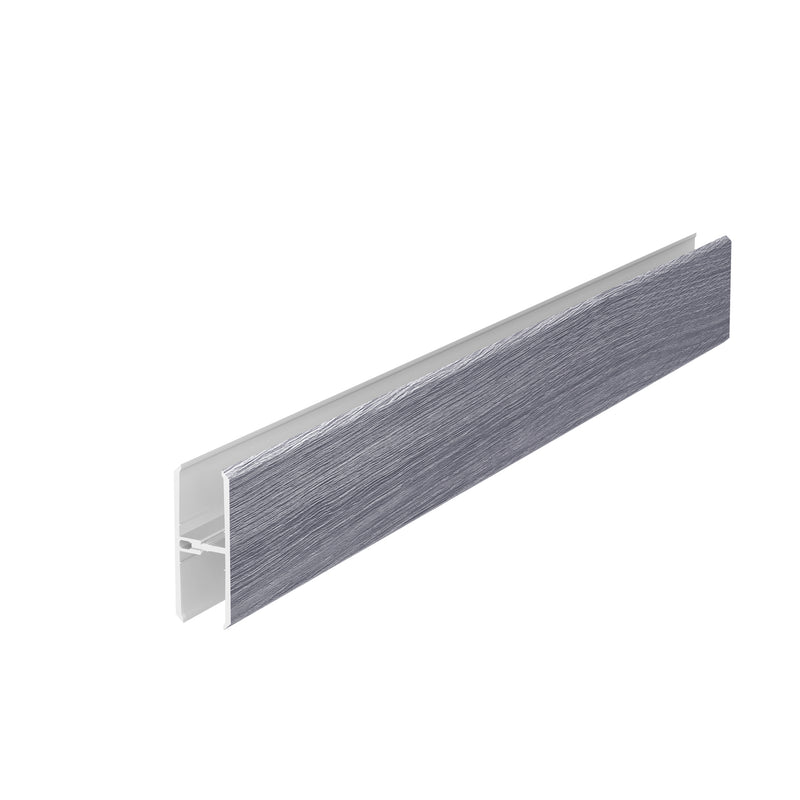 Load image into Gallery viewer, VOX Kerrafront Mid - Grey PVC Cladding - Joint Trim - 3000 x 60 mm x 21mm
