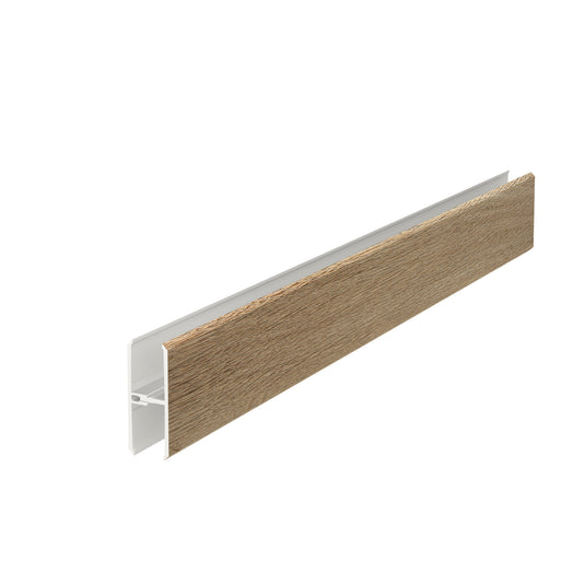 VOX Kerrafront Light - Brown PVC Cladding - Joint Trim - 3000 x 60 mm x 21mm