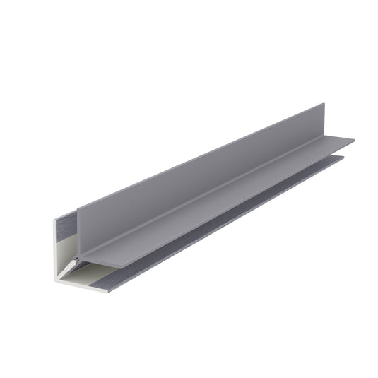 VOX Kerrafront Mid - Grey PVC Cladding - Universal Corner - 3000 x 50 mm x 40mm