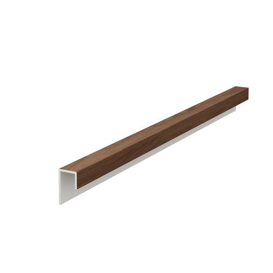 VOX Kerrafront Dark - Brown PVC Cladding - Universal Trim - 3000 x 50 mm x 47mm