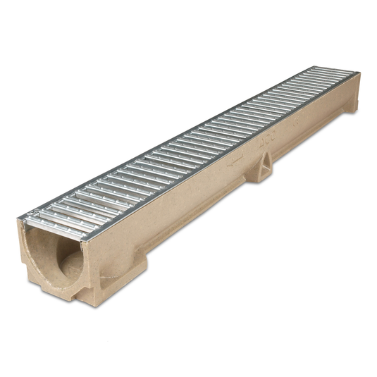 ACO RainDrain - Polymer Concrete Cannel - Steel Grating