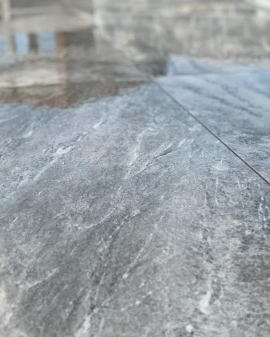 Alpine Anthracite - Black Porcelain Paving Tiles - 1200 x 600 x 20mm