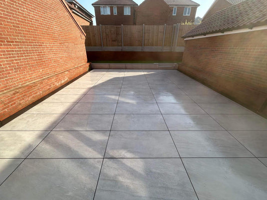 Alpine Grigio - Grey Porcelain Paving Tiles - 1200 x 600 x 20mm