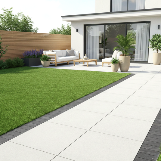 Anthracite - Black Porcelain Setts - 200 x 100 x 20mm
