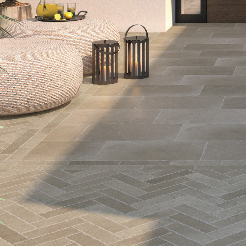 Load image into Gallery viewer, Arlington - Grey Porcelain Setts - 280 x 70 x 20mm
