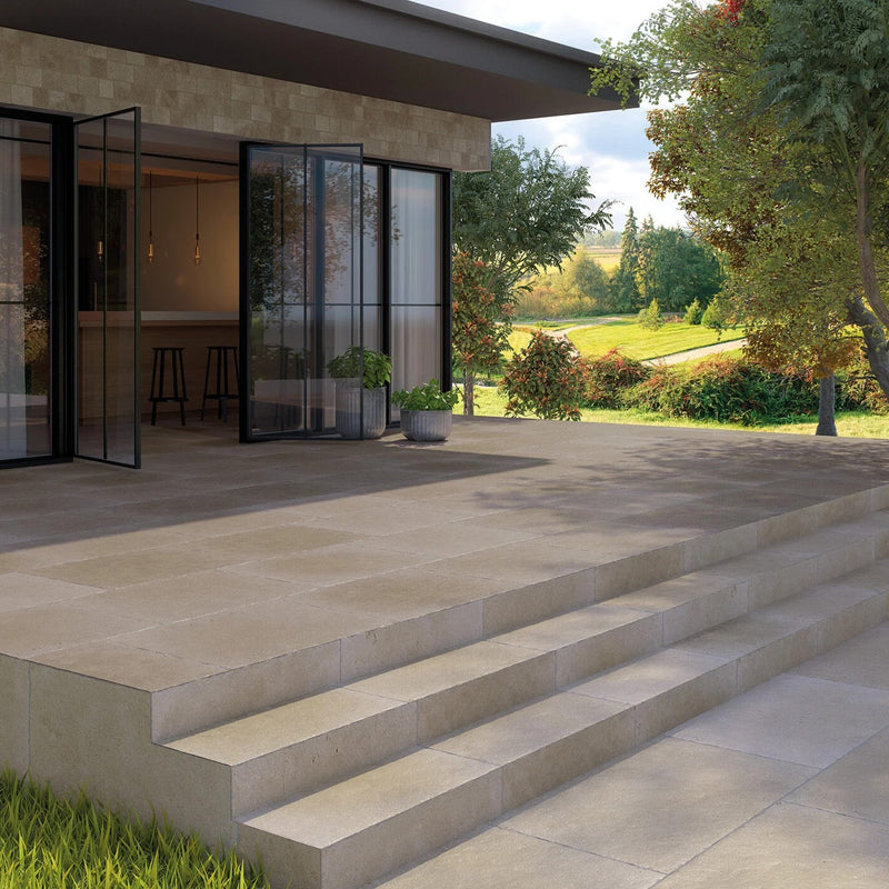 Load image into Gallery viewer, Arlington Taupe - Beige Porcelain Paving Tiles - 900 x 600 x 10mm
