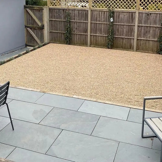 Brazilian - Grey Slate Paving - 900 x 600 x 20mm - Sawn & Riven