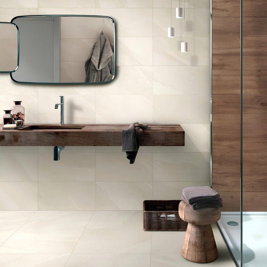 Etna - Beige Porcelain Paving Tiles - 1200 x 600 x 20mm