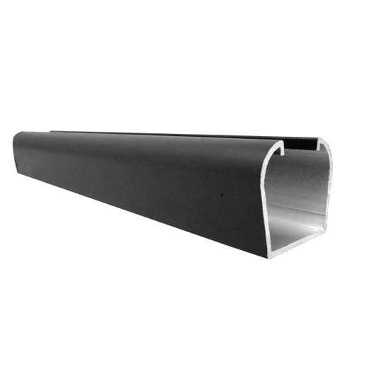 Anthracite - Black Premium Composite Fencing - Aluminium Insert - 1830 x 40 x 40mm