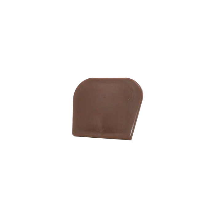 Oak - Brown Premium Composite Fencing - Aluminium Insert Cap - 48 x 40 x 10mm