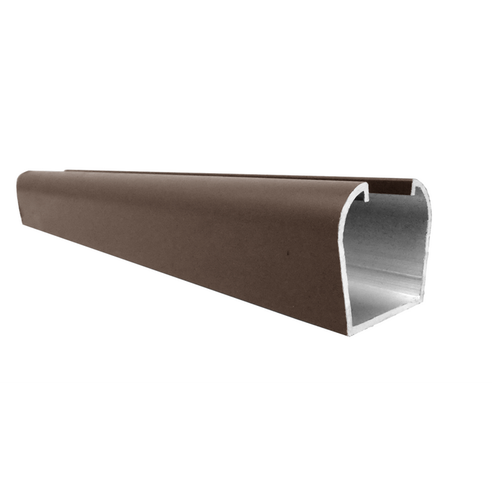 Oak - Brown Premium Composite Fencing - Aluminium Insert - 1830 x 40 x 40mm