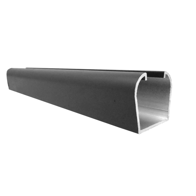 Slate - Black Premium Composite Fencing - Aluminium Insert - 1830 x 40 x 40mm