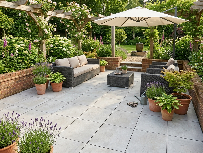 Load image into Gallery viewer, Danish - Natural Porcelain Paving Tiles - 600 x 600 x 20mm - CLEARANCE
