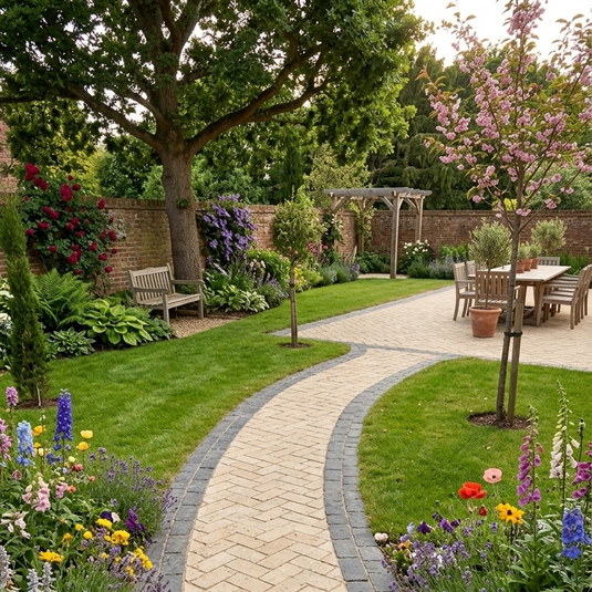 Egyptian - Beige Limestone Setts - 200 x 50 x 40mm - Washed & Tumbled