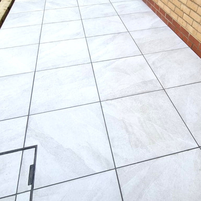 Load image into Gallery viewer, Etna - White Porcelain Paving Tiles - 600 x 600 x 20mm
