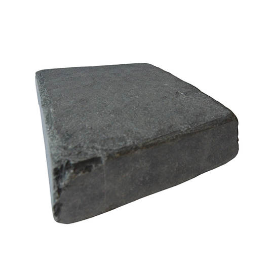 Kota Black Limestone Block Paving - 200 x 150 x 50mm - Sawn, Tumbled & Riven