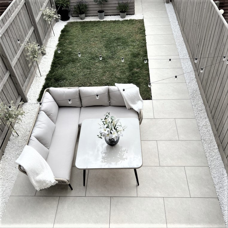 Load image into Gallery viewer, Everest Pearl - Grey Porcelain Paving Tiles - 900 x 600 x 20mm
