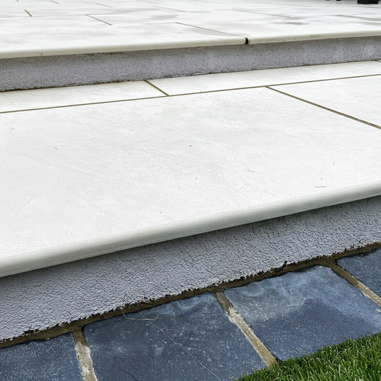 Himalayan - White Porcelain Paving Tiles - 900 x 600 x 20mm