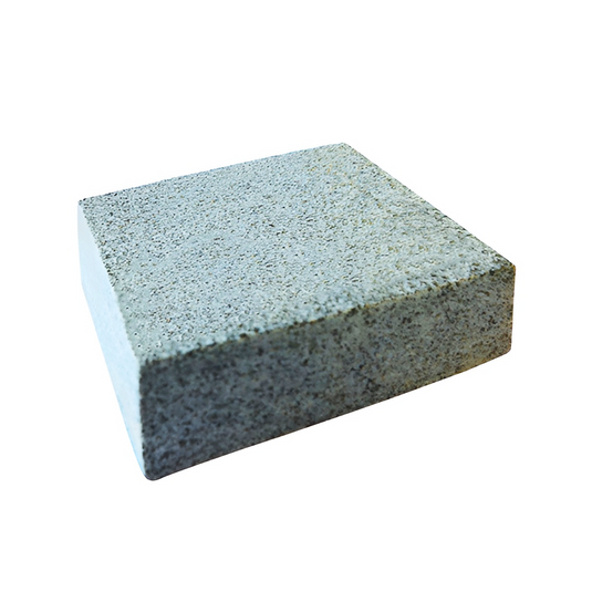 Dark Grey Granite Block Paving - 250 x 150 x 50mm - Sawn & Flamed