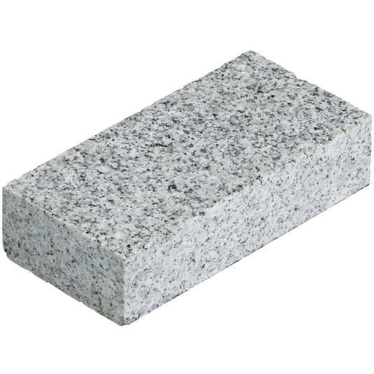 Light Grey Granite Block Paving - 200 x 100 x 40mm - Sawn & Flamed