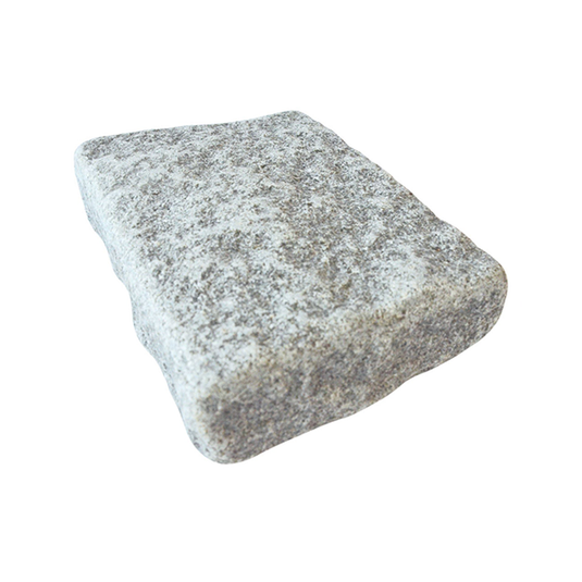 Light Grey Granite Block Paving - 210 x 140 x 50-60mm - Sawn, Tumbled & Riven